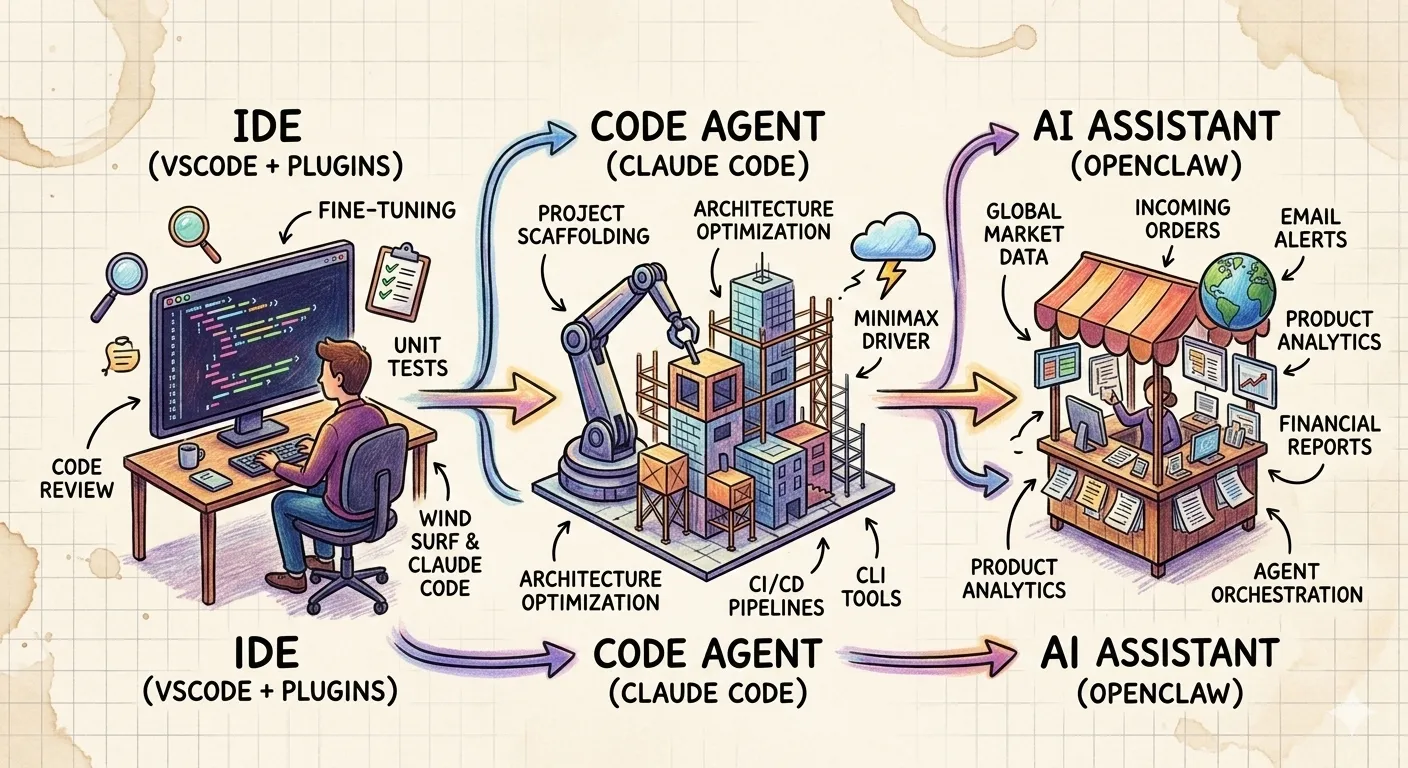 IDE + Code Agent + AI Assistant