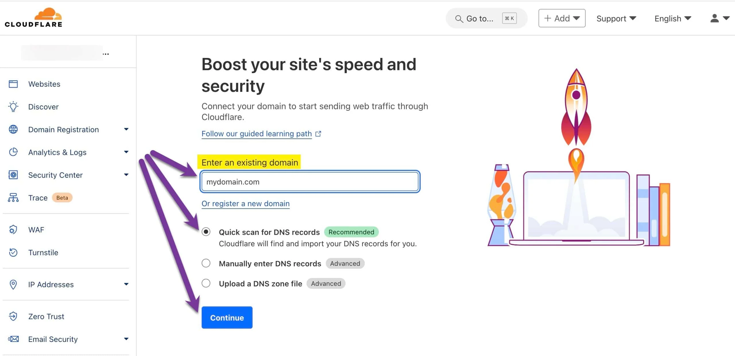 Cloudflare DNS configuration 2